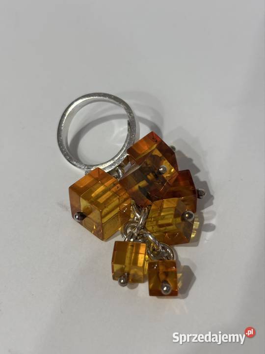 Pierścionek Ice Cubes Ambermoda Bydgoszcz