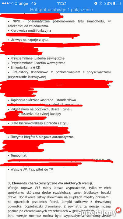 BMW 725 e38 nie e36 e39 e46 e53 e34 warmińsko-mazurskie