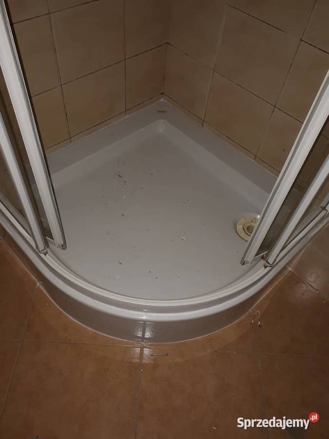 Kabina prysznicowa 80x80 Koło półokrągła z Kabiny prysznicowe wielkopolskie Poznań