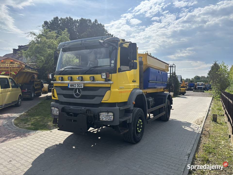 Mercedes Axor 1824 4x4 2012 euro5 piaskarka Napęd 2 lub więcej osi podkarpackie