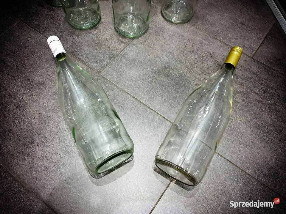 Butelka na wino 15 litr biała z nakrętka Ceramika i szkło Tarnowiec