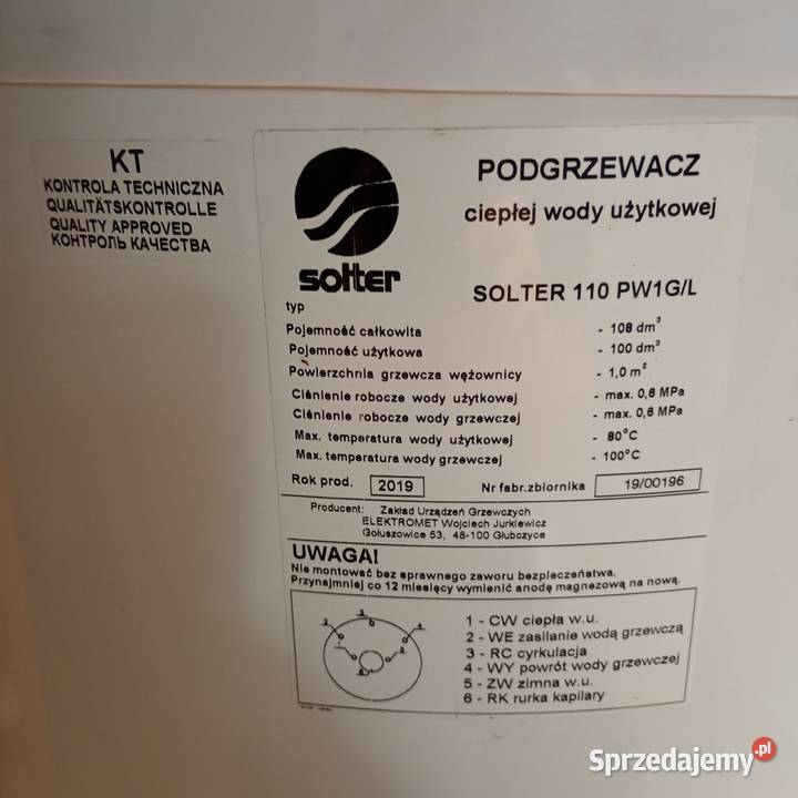 Bojler Bufor Zasobnik Bojlery Niedrzwica Duża