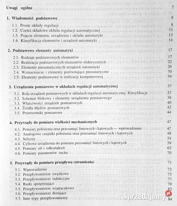 Elementy urządzenia i układy automatyki Jerzy Rok wydania 2005 Chełm