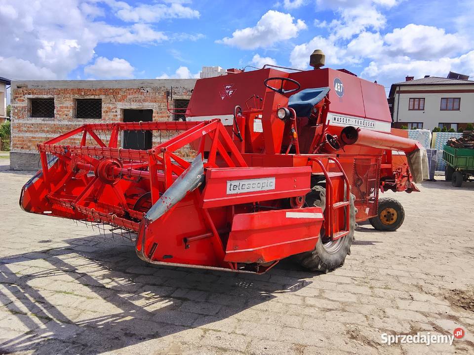 Kombajn zbożowy Massey Ferguson 487 sieczkarnia Skaryszew
