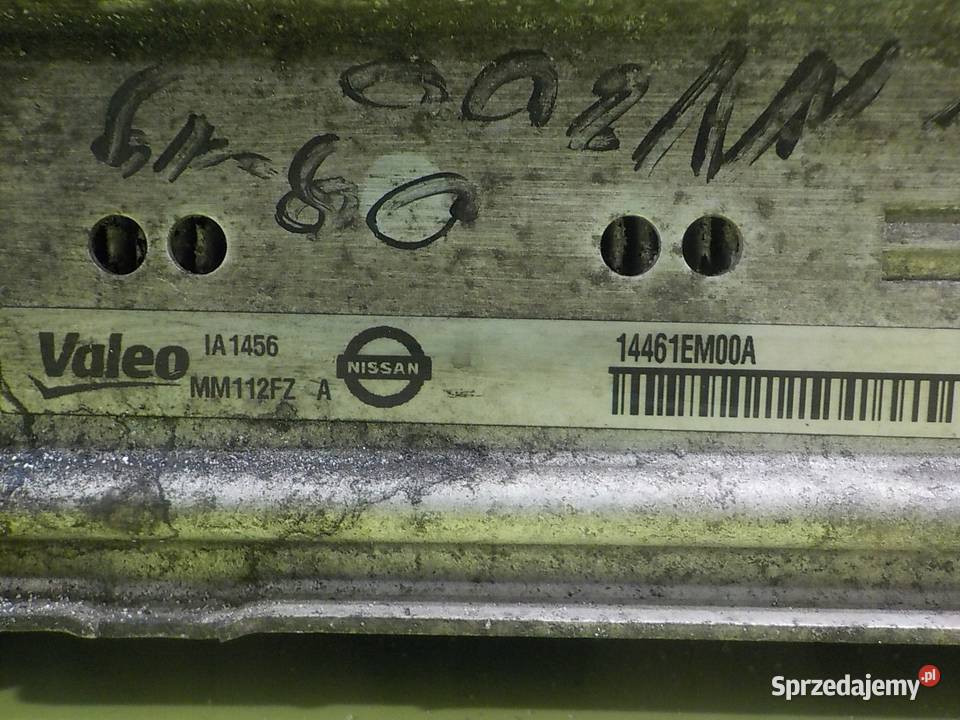 NISSAN NV200 15 DCI 13r VAN intercooler Suków sprzedam