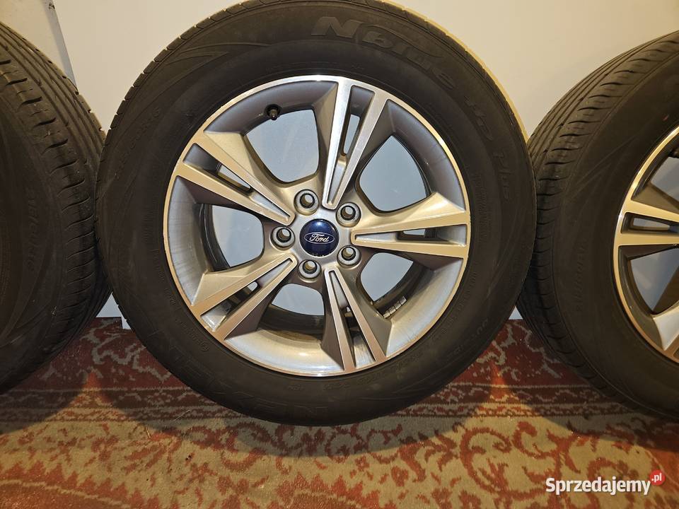 Oryginalne Felgi Ford 16 5x108 z oponami letnimi Opony i felgi Rawicz