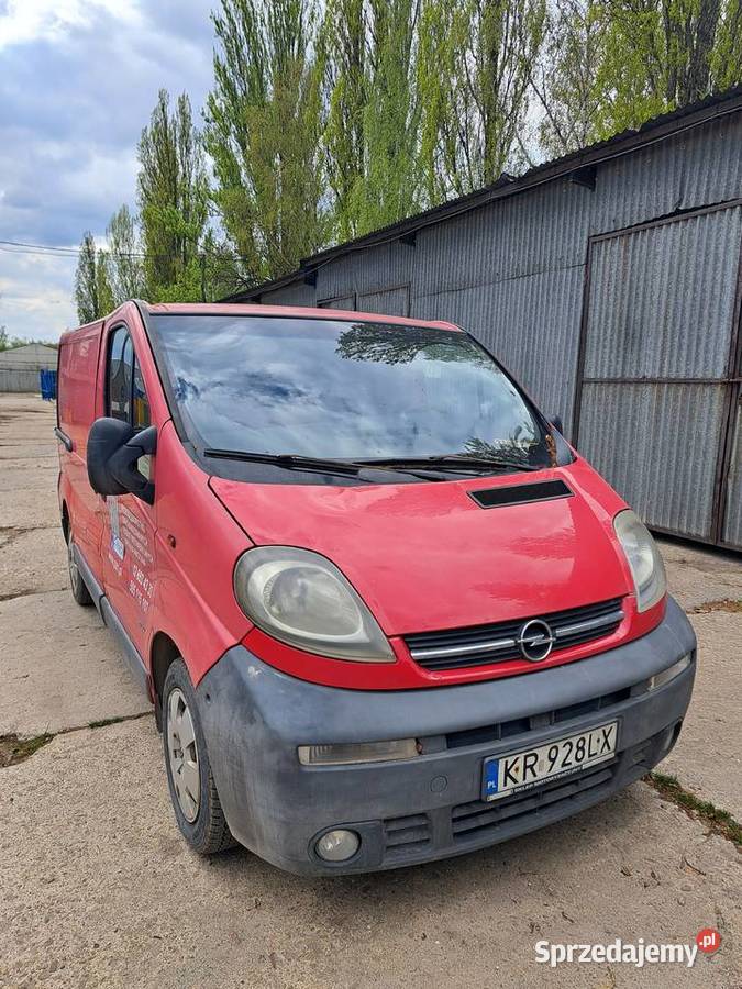 Opel Vivaro 19 DTI Napęd przednia oś małopolskie Kraków sprzedam