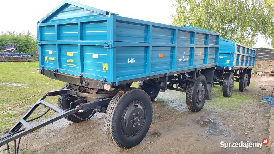 2x Przyczepa Rolnicza Sanok D44a D44b Piława dolnośląskie Górka Sobocka