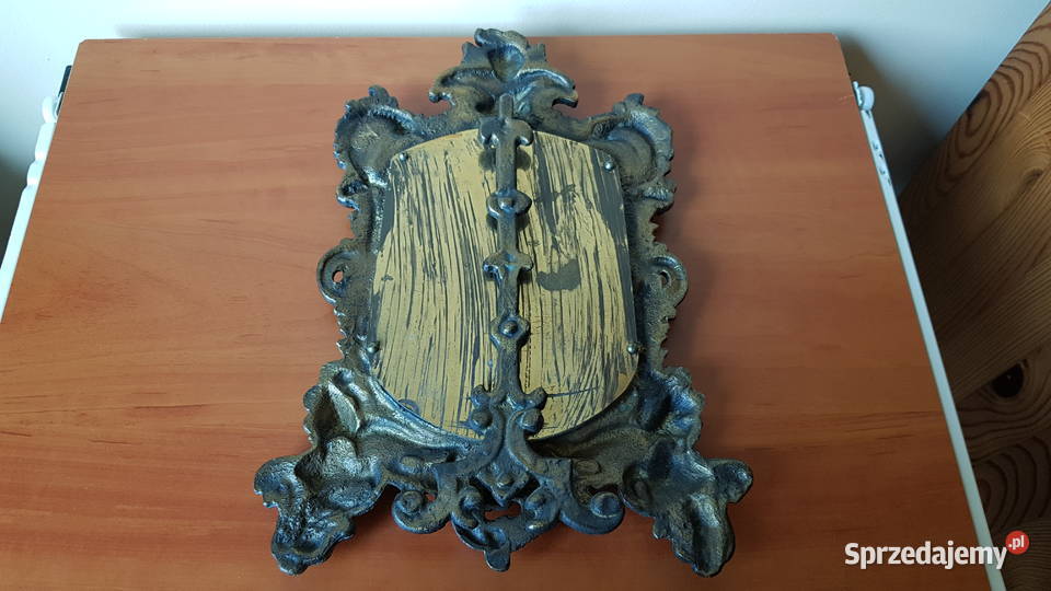 Stare mosiężne lusterko 2 z fazowanym szkłem