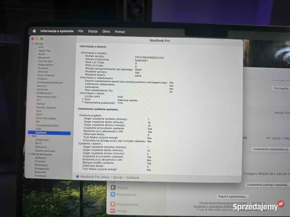 MacBook Pro 14 M1 Pro 16GB 512GB 2020 komplet Apple Nowa Sarzyna