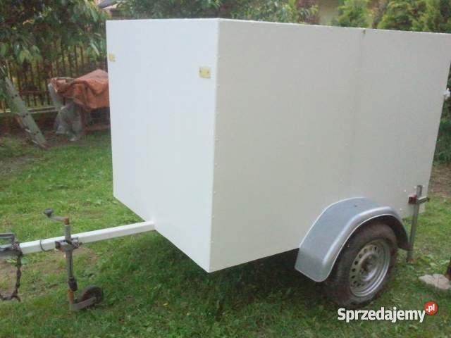 Przyczepa skrzyniowa blaszana zamykana Karczew