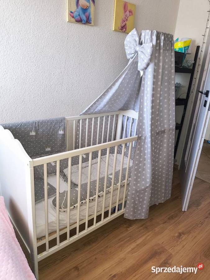 Łóżeczko niemowlęce z Ikei z materacem Choszczno sprzedam