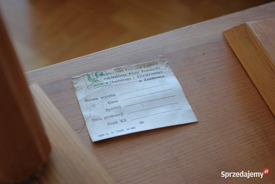 Krzesła drewniane Cepelia ludowe regionalne pomorskie Gdańsk