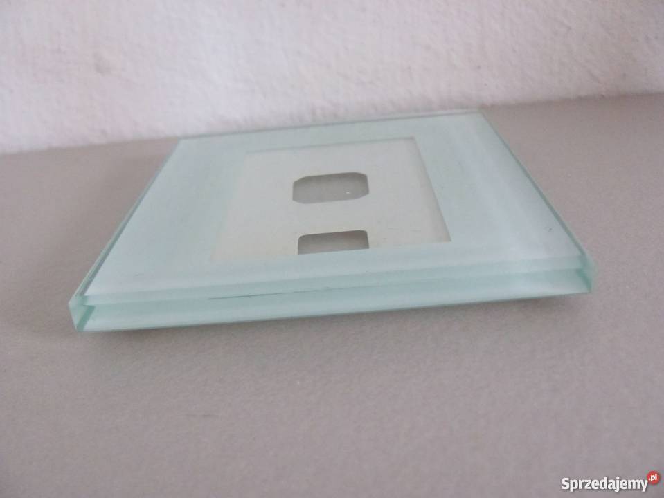 Szklane podkładki komplet 4 sztuk z ekspozytorem