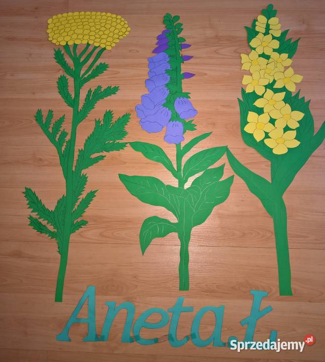 Wiosenne kwiaty dekoracje z brystolu 504 102 444 mazowieckie Garwolin