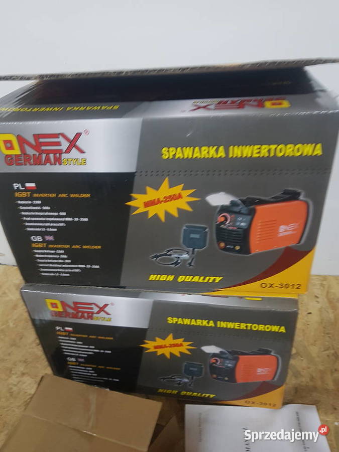 SPAWARKA INWERTOROWA 250A MMA IGBT ONEX OX 3012