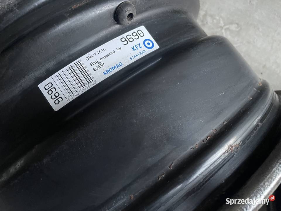 4x felgi stalowe 16 5x120 BMW