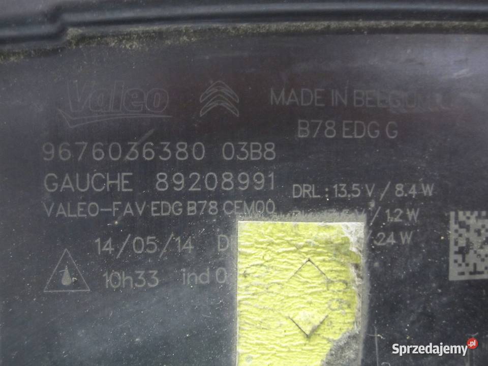 C4 GRAND PICASSO II 15r lampa LED lewa przód osobowe Kielce