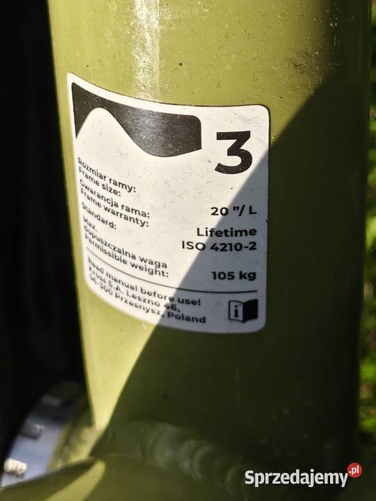 Kross Esker 60 Gen2 rama L 20 koło 28 zielony Nowe Miasteczko