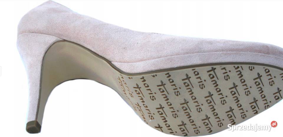 40 Tamaris czółenka obcas 10 255 Rose 25.5cm Szczerbice