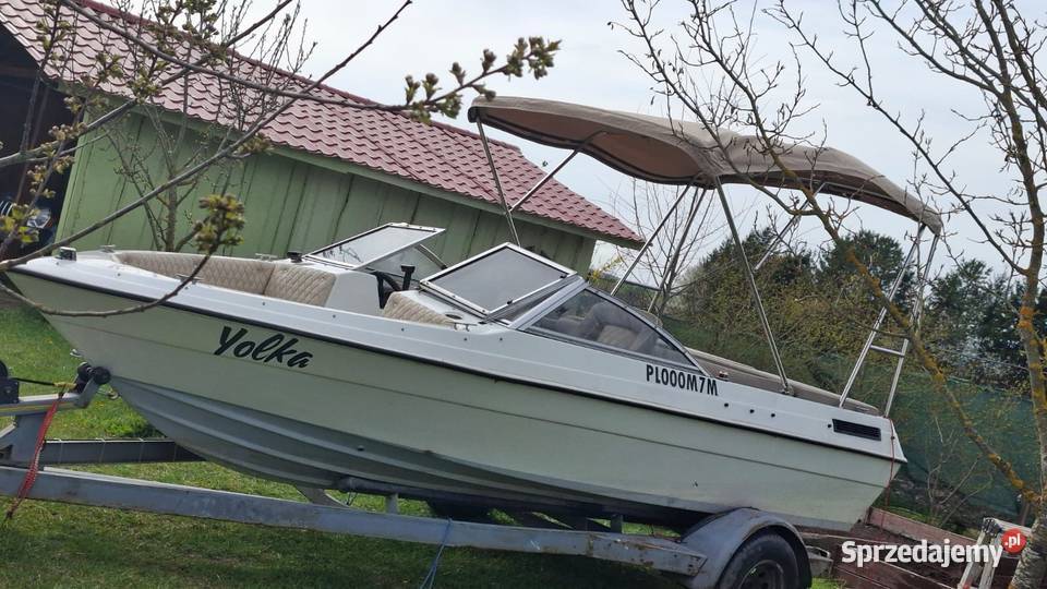 łódź motorowa 52 m z silnikiem Ford OMC 23 litra warmińsko-mazurskie Węgielsztyn