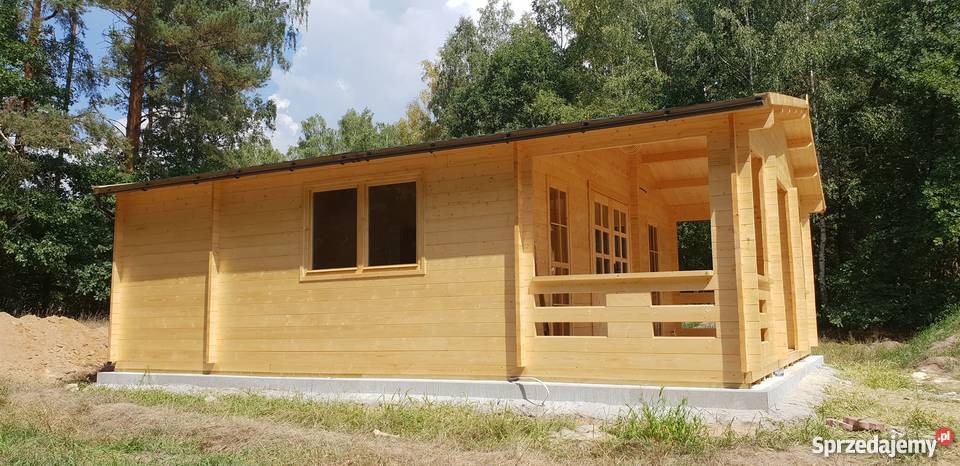 DOMEK drewniany z bali MADERA na zgłoszenie Pobierowo