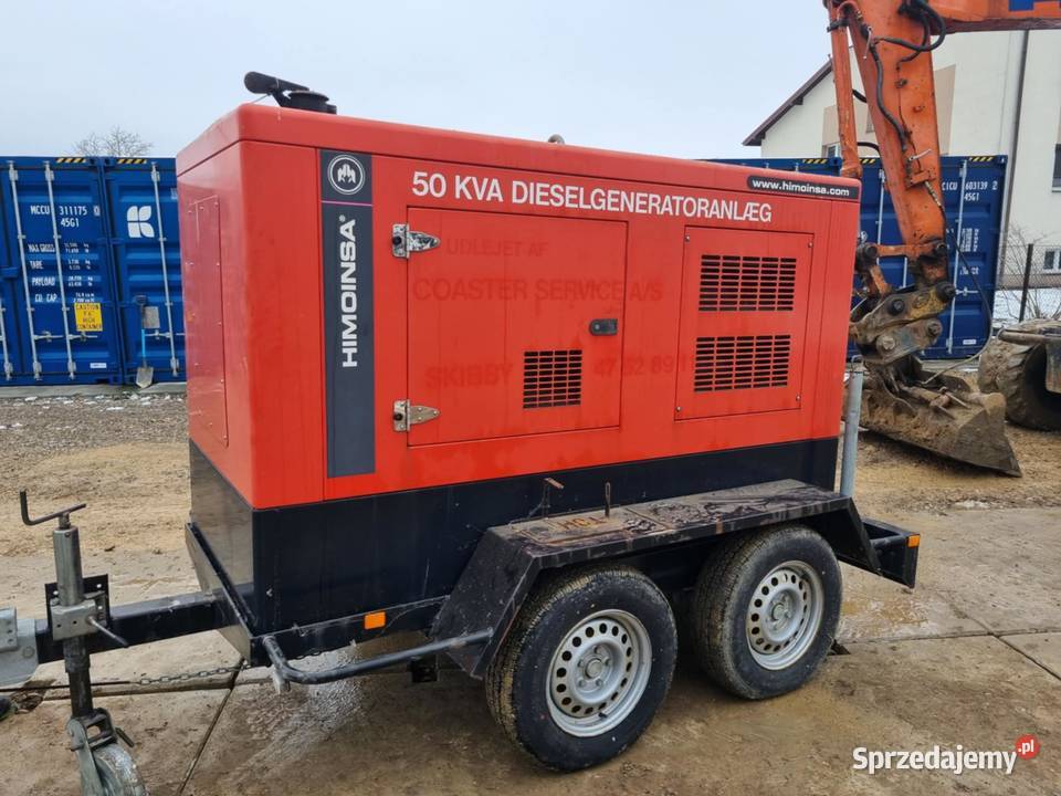 AGREGAT PRĄDOTWÓRCZY HIMOINSA 50 kVA 2015r 6800h małopolskie Kraków