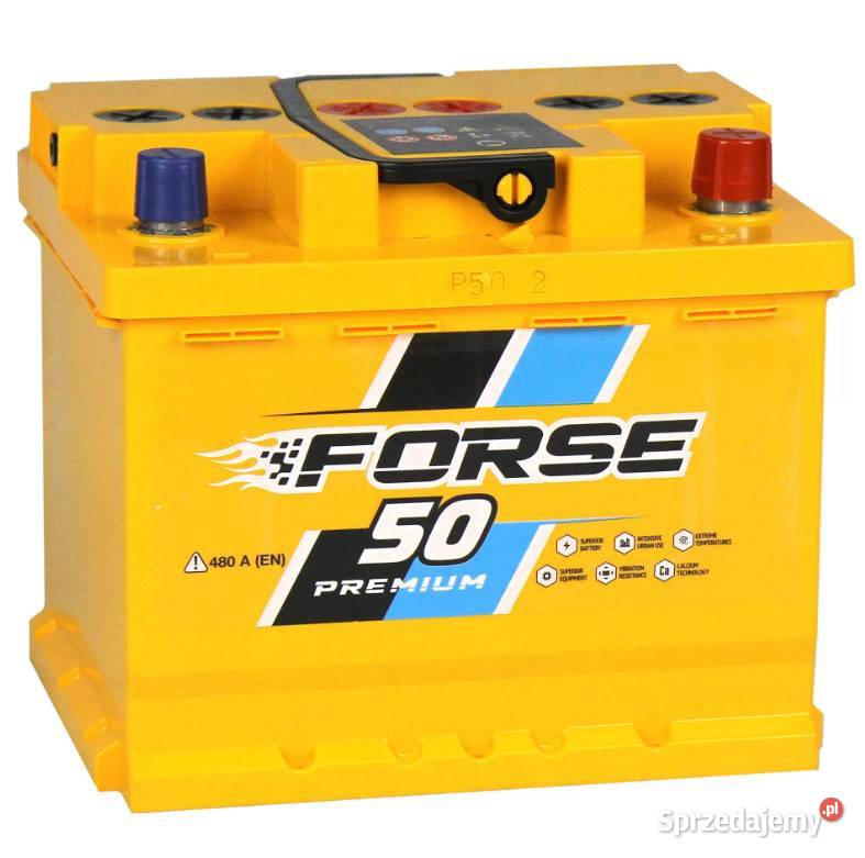 Akumulator FORSE 50Ah 480A EN PRAWY PLUS Starogard Gdański