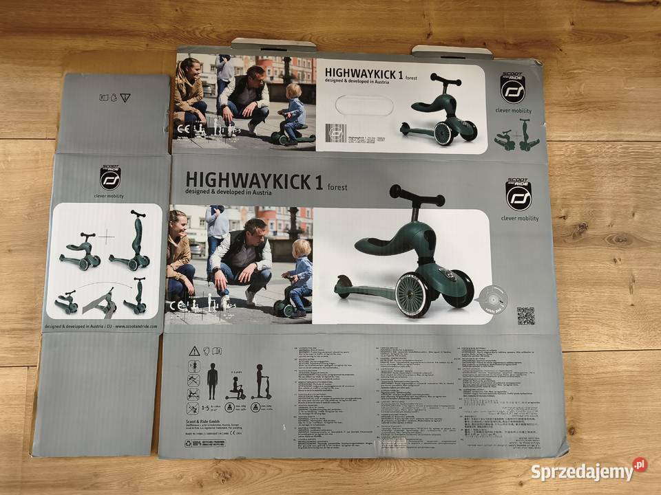 hulajnoga SCOOT AND RIDE Highwaykick 1 2w1 Rolki, wrotki i hulajnogi Poznań