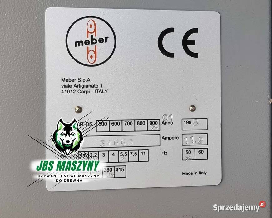 Piła taśmowa MEBER SR 900 do lameli rozcinania lubelskie