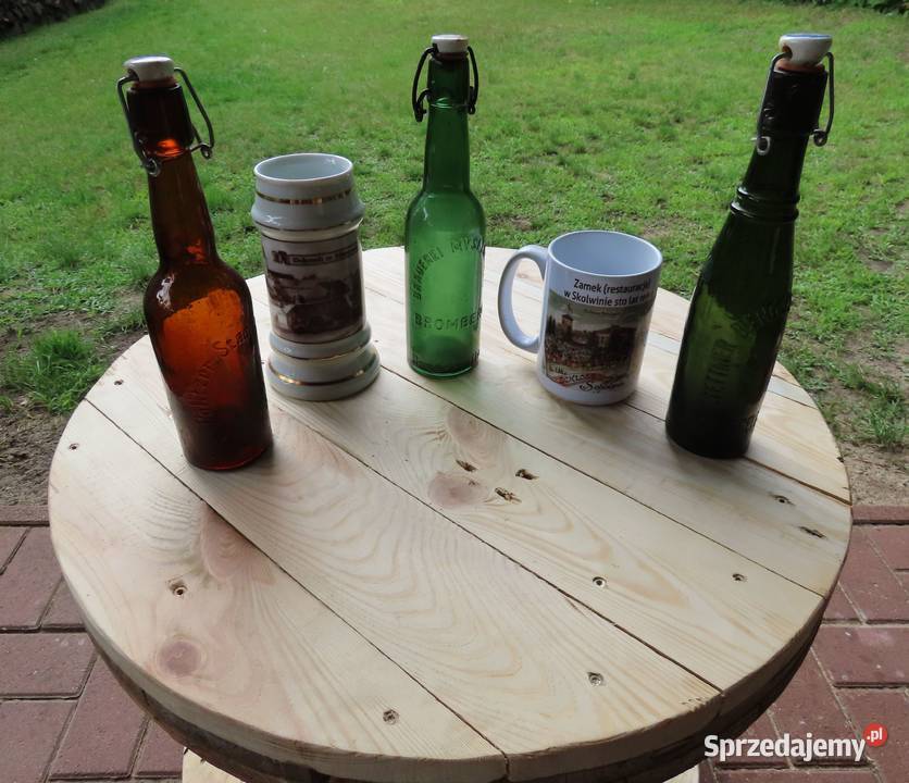 Stolik ze szpuli drewnianej Szczecin