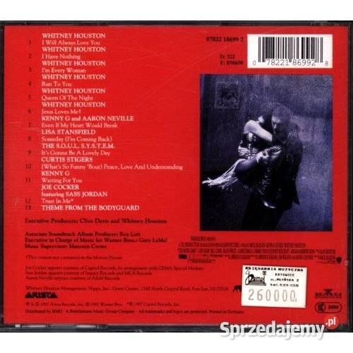 Whitney Houston The Bodyguard Original Motion