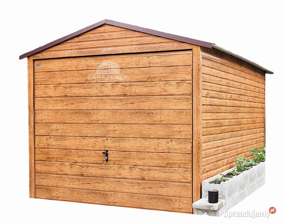 GARAŻ BLASZANY 3M X 6M DWUSPAD BRAMA UCHYLNA Łapanów sprzedam