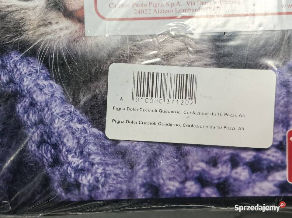 Zeszyty Pigna Dolci Cuccioli Quaderno Confezone Inczew sprzedam