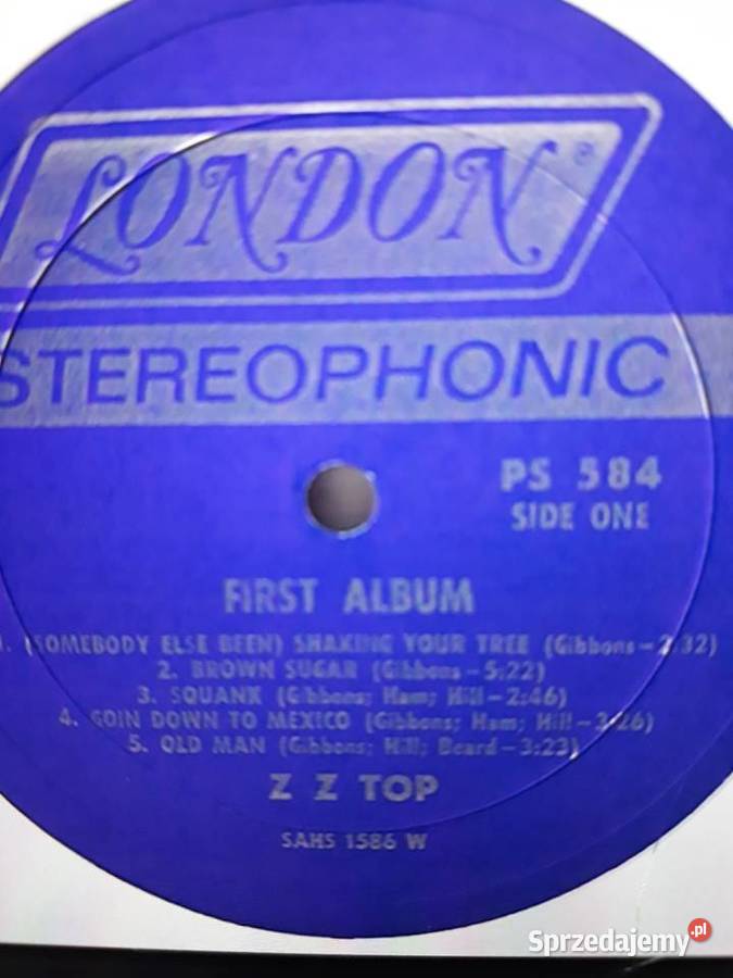 Archiwum blues rocka ZZ TOP ZZ Tops First Album płyta winylowa podkarpackie