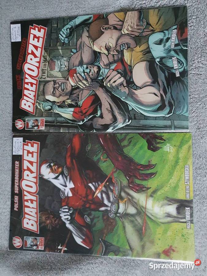 Biały Orzeł zestaw 8 komiksów Gdynia