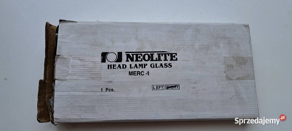 NOWE klosz szkło reflektora lewego Mercedes W126 Lampy przednie Luzino