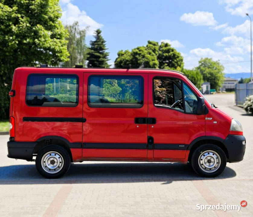 Opel Movano Brygadówka 6 osób czerwony Nowy Sącz