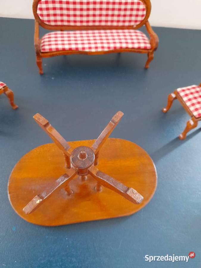 Zestaw mebelek lalek jadalnia w skali 112 Bogatynia