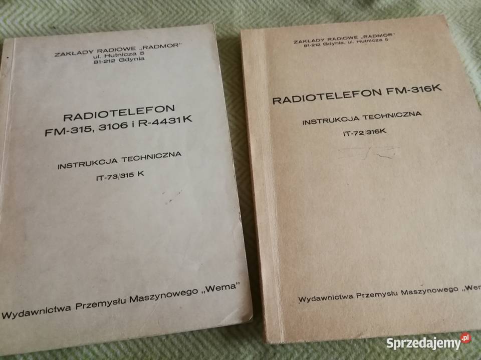 Krótkofalówki radiotelefony Radmor FM315 ZESTAW Szczecin