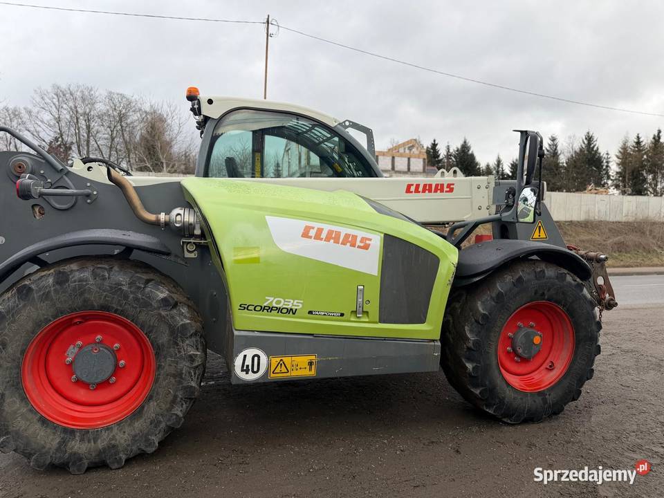 Ładowarka Teleskopowa Claas Scorpion 7035 Wysięg dolnośląskie Nowa Ruda sprzedam