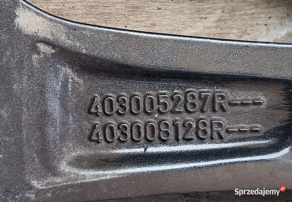 RENAULT MEGANE IV FELGA ALUMINIOWA 16 66JX16 Motoryzacja