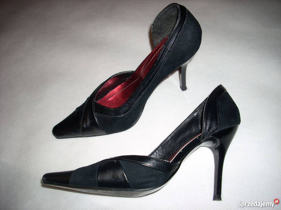 SWG London Czarne szpilki Eleganckie 37 Nowy Sącz