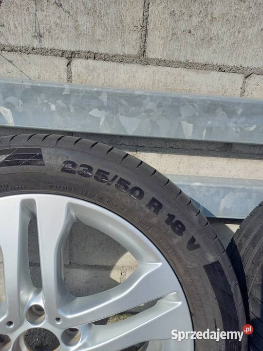 Alufelgi 18 Mercedes GLA 250 z letnimi oponami lubelskie Lublin