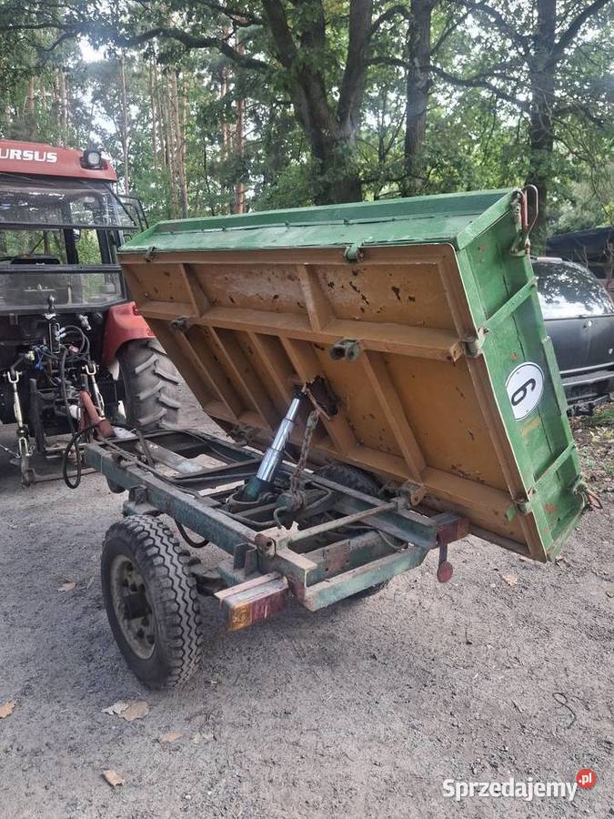 Przyczepa wywrotka 3stronny kipper hydrauliczny Przyczepy rolnicze Krosno Odrzańskie sprzedam