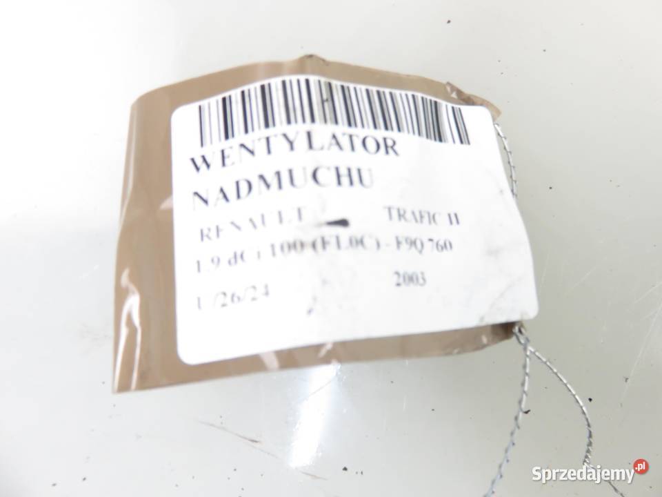 DMUCHAWA RENAULT TRAFIC II Dmuchawy
