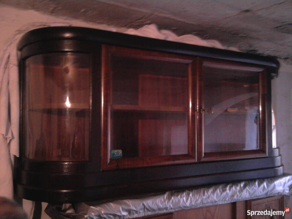 Szafka przeszklona wisząca Art Deco podlaskie Łomża