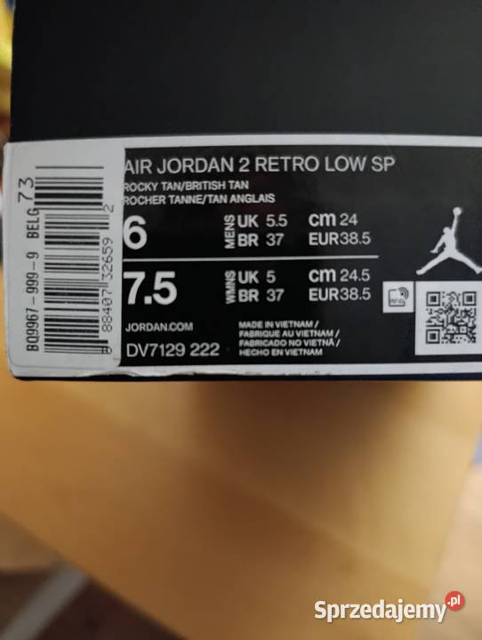 Nike Air Jordan 2 retro low sp R385 podlaskie Bielsk Podlaski