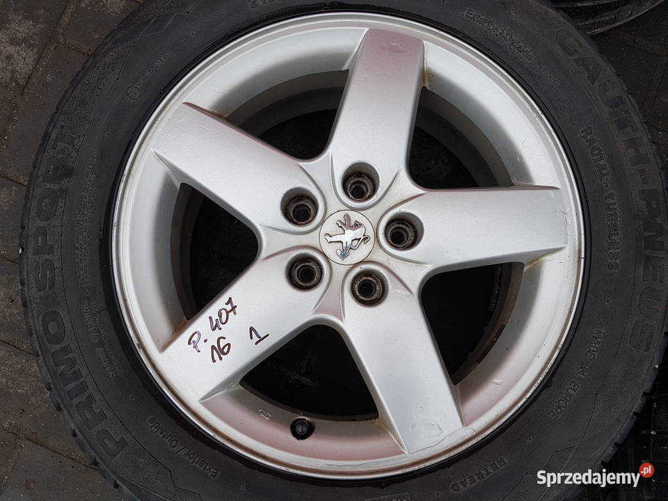 PEUGEOT 407 308 ALUFELGA 16 ALUFELGI FELGA Turek