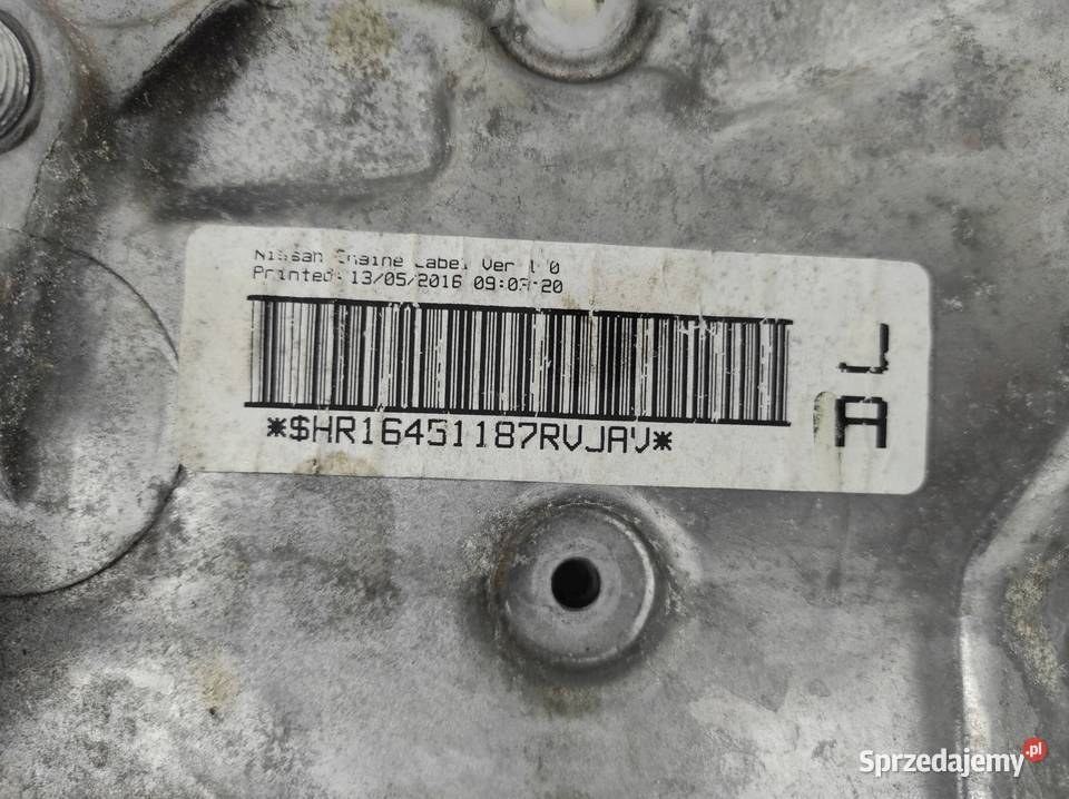 OBUDOWA ROZRZĄDU SILNIK HR16 16 NISSAN QASHQAI Nowy Tomyśl